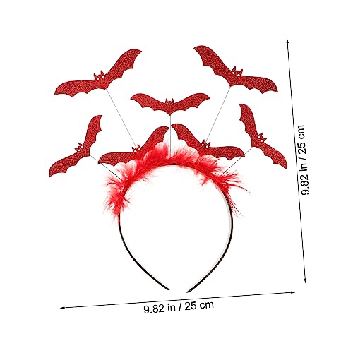 Milisten Halloween Fledermaus Stirnband Rotes Cosplay Haarreif Halloween Haar Accessoire Karneval Party Kostüm Kopfband Einheitsgröße Milisten Halloween Fledermaus Stirnband Rotes Cosplay Haarreif Halloween Haar Accessoire Karneval Party Kostüm Kopfband Einheitsgröße von Milisten
