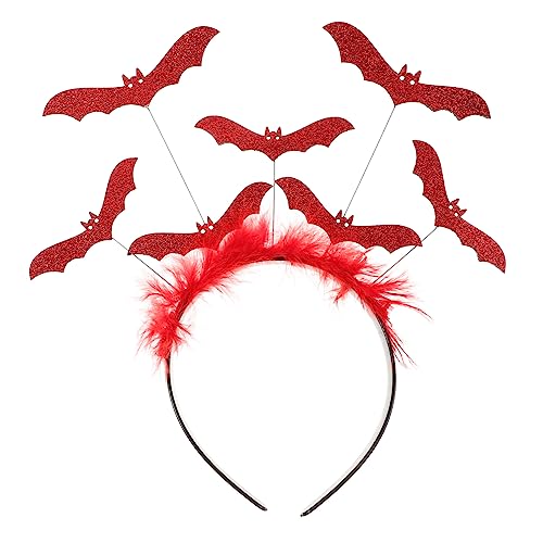 Milisten Halloween Fledermaus Stirnband für Damen Leichtes Dekoratives Kopfbedeckung für Halloween Partys und Cosplay Einheitsgröße für Karneval und Maskeraden von Milisten