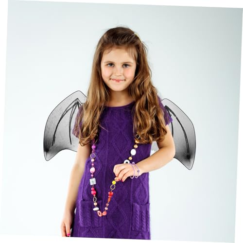 Milisten Halloween Fledermausflügel Cosplay Kostüm Leichtes Polyester Bat Wing Requisit Für Erwachsene Und Party Bühne von Milisten