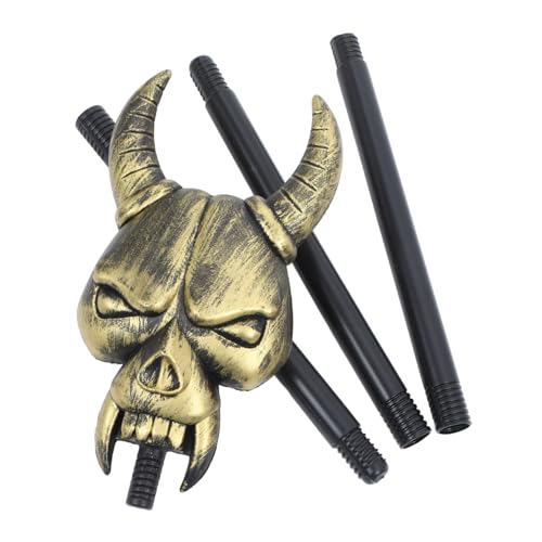 Milisten Halloween Gehstock mit Abs Material Leicht und Halloween Kostüm Accessoire für Party Dekoration und Cosplay Requisit Gruseliges Dress Up Prop für Fest von Milisten
