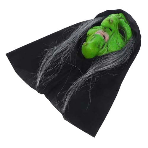 Milisten Halloween Gruselige Hexenmaske für Kostümpartys Cosplay und Halloween Feiern Bequeme Passform und Vielseitige Verwendung von Milisten