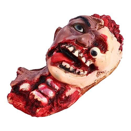Milisten Halloween Gruselige Kopfdekoration Realistischer Fake Kopf Für Spukhaus Dekoration Für Halloween Partys Und Gruselige Milisten Halloween Gruselige Kopfdekoration Realistischer Fake Kopf Für Spukhaus Dekoration Für Halloween Partys Und Gruselige von Milisten