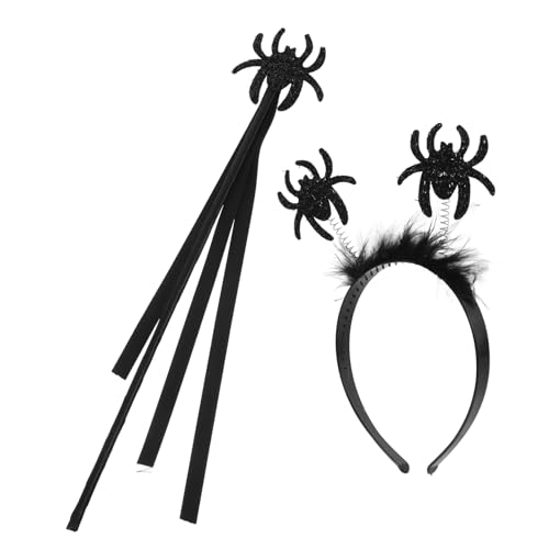 Milisten Halloween Haarband Set mit Zauberstab und Fledermaus Teiliges Cosplay Zubehör für Frauen und Mädchen Party Accessoire für Halloween Kostüme und Fotoshootings Milisten Halloween Haarband Set mit Zauberstab und Fledermaus Teiliges Cosplay Zubehör für Frauen und Mädchen Party Accessoire für Halloween Kostüme und Fotoshootings von Milisten