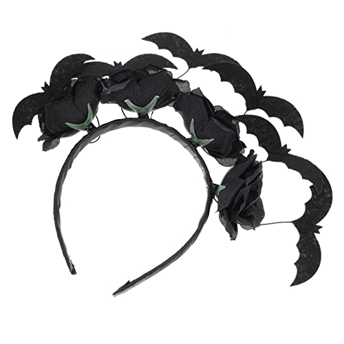 Milisten Halloween Haarreif Fledermaus für Kostümparty Leichter Kopfschmuck für Halloween Feiern und Maskeraden Vielseitiges Accessoire für Kostüme und Rollenspiele von Milisten