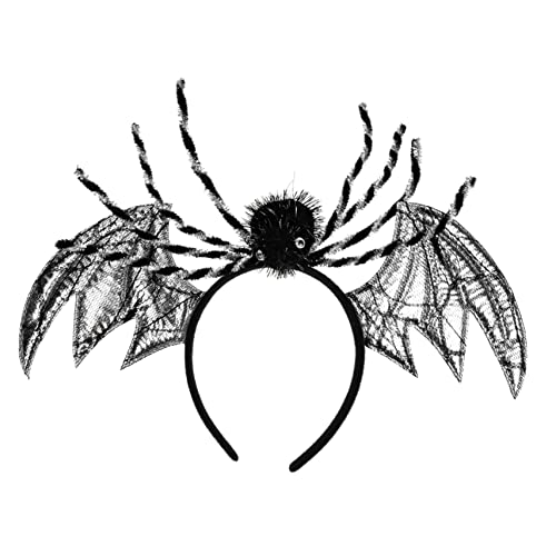 Milisten Halloween Haarreif mit Silbernen Fledermausflügeln und Spinnenmotiv Robustes Party Accessoire für Mädchen für Halloween Karneval Kostümpartys und Festliche Verkleidungen Milisten Halloween Haarreif mit Silbernen Fledermausflügeln und Spinnenmotiv Robustes Party Accessoire für Mädchen für Halloween Karneval Kostümpartys und Festliche Verkleidungen von Milisten