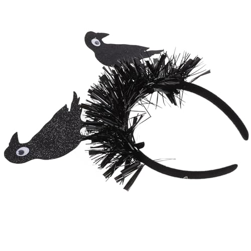 Milisten Halloween Haarschmuck Raben Haarreif für Erwachsene Kostümzubehör für Halloween und Themenpartys Verleiht Ihrem Look Einen Hauch von und Grusel von Milisten