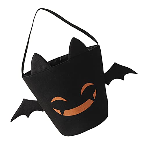 Milisten Halloween Handtasche aus Baumwolle Faltbare und Tragbare Geschenktasche für Süßigkeiten Stilvolle und Leichte Halloween Taschen für Trick Treat und Dekoration Großes Milisten Halloween Handtasche aus Baumwolle Faltbare und Tragbare Geschenktasche für Süßigkeiten Stilvolle und Leichte Halloween Taschen für Trick Treat und Dekoration Großes von Milisten