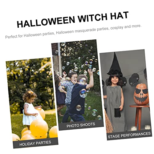 Milisten Halloween Hexenhut Damen mit Breiter Krempe Leichter Stoffhut Komfortabel und Hautfreundlich für Halloween Party Karneval Cosplay und Bühnenauftritte Milisten Halloween Hexenhut Damen mit Breiter Krempe Leichter Stoffhut Komfortabel und Hautfreundlich für Halloween Party Karneval Cosplay und Bühnenauftritte von Milisten