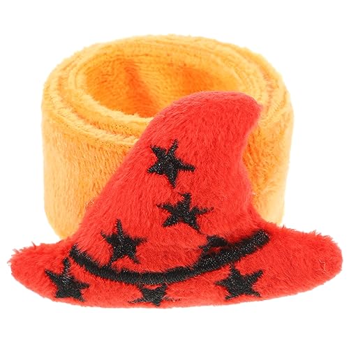 Milisten Halloween Hexenhut Slap Armband Kreatives Handgelenkband für Halloween Partys Mitgebsel für Feiern und Kindergeburtstage Langlebiges Snap Band mit Sicherem Material für Besondere Milisten Halloween Hexenhut Slap Armband Kreatives Handgelenkband für Halloween Partys Mitgebsel für Feiern und Kindergeburtstage Langlebiges Snap Band mit Sicherem Material für Besondere von Milisten