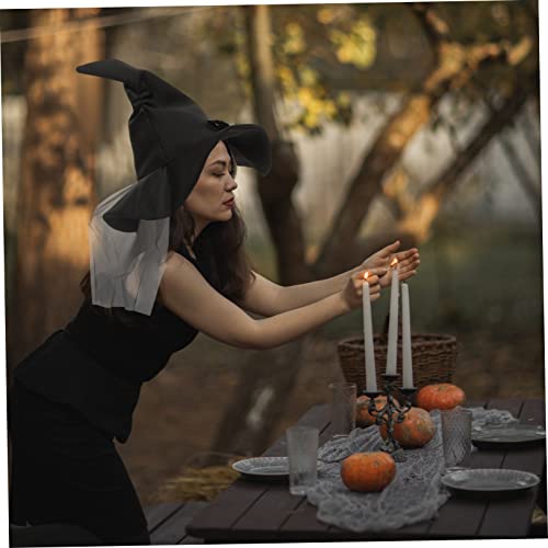 Milisten Halloween Hexenhut mit Breiter Krempe Bequemer Schwarzer Hexenhut für Damen Halloween Party Cosplay Bühnenauftritt Stilvolles Hexenkostüm Zubehör Milisten Halloween Hexenhut mit Breiter Krempe Bequemer Schwarzer Hexenhut für Damen Halloween Party Cosplay Bühnenauftritt Stilvolles Hexenkostüm Zubehör von Milisten