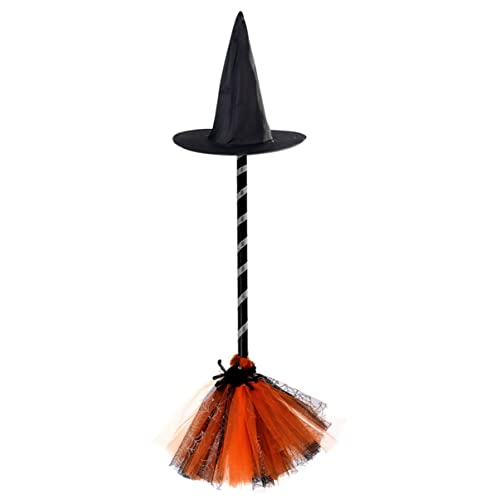 Milisten Halloween Hexenhut und Besen Set Teiliges Kostümzubehör für Halloween Feiern Kreative Dekoration für Kostümierte Veranstaltungen und Fotorequisiten Milisten Halloween Hexenhut und Besen Set Teiliges Kostümzubehör für Halloween Feiern Kreative Dekoration für Kostümierte Veranstaltungen und Fotorequisiten von Milisten