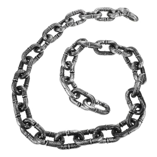 Milisten Halloween Kunststoffkette Leichte Flexible Deko mit Realistischen Plastikgliedern Gefängnis und Piratenthema für Halloween Party Haunted House Bühnenrequisiten und Karneval Milisten Halloween Kunststoffkette Leichte Flexible Deko mit Realistischen Plastikgliedern Gefängnis und Piratenthema für Halloween Party Haunted House Bühnenrequisiten und Karneval von Milisten