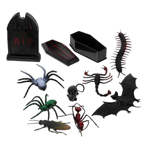 Milisten Halloween Miniaturen Teiliges Grabstein Dekorationsset für Puppenhäuser Detailreiche Halloween Figuren für Kinderpartys und Gruselige Dekoideen von Milisten