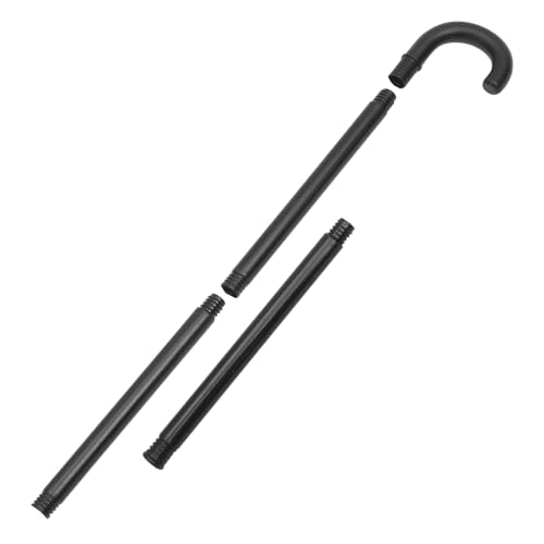 Milisten Halloween Party Magischer Gehstock Kunststoffstab Leicht und Robust für Cosplay Bühnenauftritte Dekorative Verkleidung Requisite für Halloween Kostümveranstaltungen von Milisten