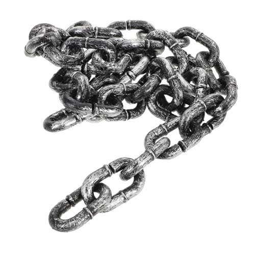 Milisten Gefängnisrequisite Aus Plastik Gruselige Kette Für Halloween-Party Kostümzubehör Kunststoff-gruselkette Gliederkette Für Dekoration Partyrequisiten Halloween-Dekoration von Milisten