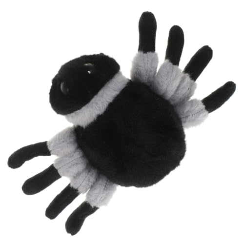 Milisten Halloween Plüsch Spinne Kuscheltier Schwarze Halloween Deko für Kinderzimmer Wohnzimmer und Partys Realistische Spinnenfigur als oder Foto Requisite von Milisten