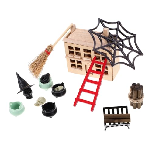 Milisten Halloween Puppenhaus Dekoration Set Mikro Landschaftsornamente für DIY Bastelprojekte Gruseldekoration für Miniaturgärten und Festlichkeiten Milisten Halloween Puppenhaus Dekoration Set Mikro Landschaftsornamente für DIY Bastelprojekte Gruseldekoration für Miniaturgärten und Festlichkeiten von Milisten