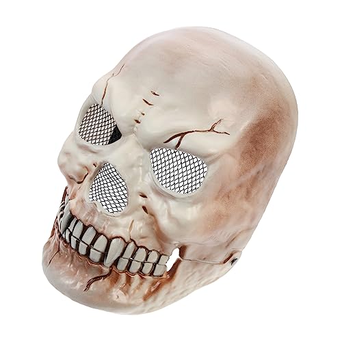 Milisten Halloween Skelett Maske mit Beweglichem Mund Gruselige Cosplay Maske für Halloween Partys und Maskeraden aus Hochwertigem Milisten Halloween Skelett Maske mit Beweglichem Mund Gruselige Cosplay Maske für Halloween Partys und Maskeraden aus Hochwertigem von Milisten
