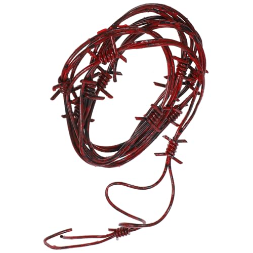 Milisten Halloween Stacheldraht Deko Realistische Barbed Wire Requisite Für Gruselige Partys Für Halloween Cosplay Und Kreative Dekorationen Kombiniert von Milisten