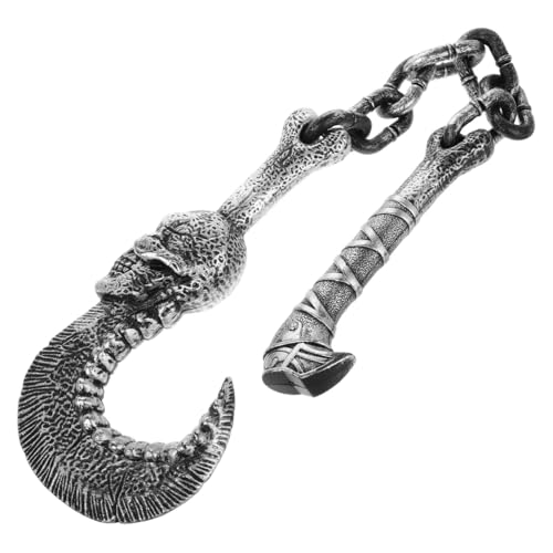 Milisten Halloween Teufelshaken Requisite Skull Hook Cosplay Kostümzubehör Mit Kettenhaken Gruselige Halloween Deko Für Kostümpartys Und Veranstaltungen Haken Für Schaurige Milisten Halloween Teufelshaken Requisite Skull Hook Cosplay Kostümzubehör Mit Kettenhaken Gruselige Halloween Deko Für Kostümpartys Und Veranstaltungen Haken Für Schaurige von Milisten