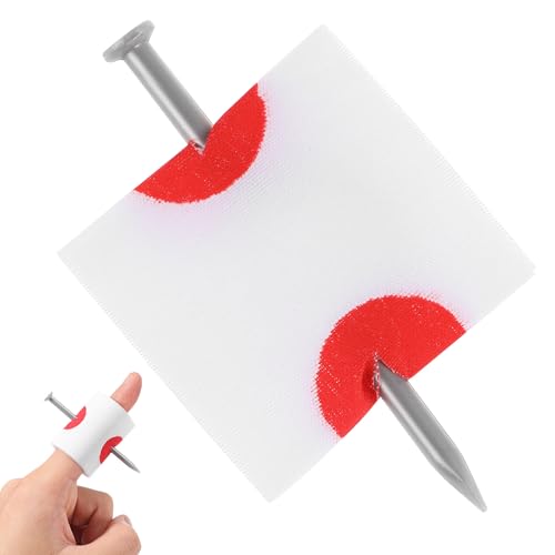Milisten Halloween-Trick-streich-Tool: Künstlicher Nagel durch Finger-Requisite, Plastiktuch, für Den Aprilscherz, Horrorstreiche, Gruselige Witze Milisten Halloween-Trick-streich-Tool: Künstlicher Nagel durch Finger-Requisite, Plastiktuch, für Den Aprilscherz, Horrorstreiche, Gruselige Witze von Milisten