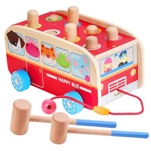 Milisten Hammerspielzeug für Kleinkinder 1-3 interessantes Hämmerspielzeug Kinderspielzeug aus Holz Holzspielzeug Lernspiele Bildungsspielzeug hölzern rot Milisten Hammerspielzeug für Kleinkinder 1-3 interessantes Hämmerspielzeug Kinderspielzeug aus Holz Holzspielzeug Lernspiele Bildungsspielzeug hölzern rot von Milisten