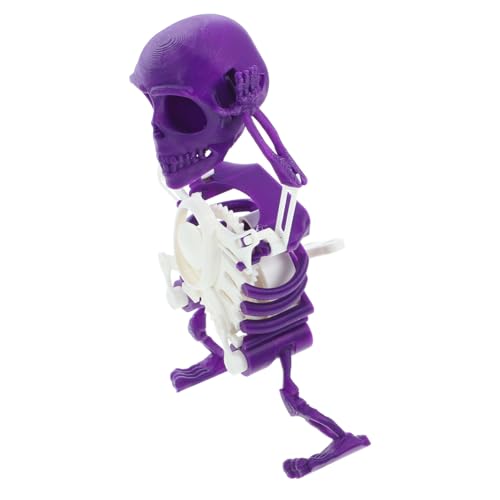 Milisten Skeleton Fidget Spielzeug Flexibles Leichtes Relief Spielzeug Für Junge Mädchen Und Erwachsene Lustiges Skelett Design Für Stressabbau Und Sensorisches Spielen Für Halloween von Milisten