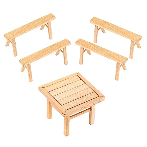 Milisten Handgefertigtes Holzpuzzle DIY Bausatz Miniatur Tisch und Stühle Modellspielzeug für Lernspielzeug Kreatives Konstruktionsspielzeug Problemlösung und Feinmotorik Milisten Handgefertigtes Holzpuzzle DIY Bausatz Miniatur Tisch und Stühle Modellspielzeug für Lernspielzeug Kreatives Konstruktionsspielzeug Problemlösung und Feinmotorik von Milisten