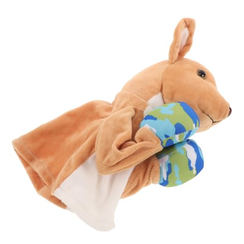 Milisten Handpuppen Für Erwachsene Handpuppe Tierpuppen Kängurupuppe Bühnenpuppen Für Puppentheater Für Känguru Handpuppe Boxen Kunststoff Khaki von Milisten