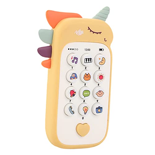 Milisten Handy mit Musik und Beißfunktion Multifunktionales Lernspielzeug für Ab Monaten Pädagogisches Spieltelefon Sprachentwicklung Milisten Handy mit Musik und Beißfunktion Multifunktionales Lernspielzeug für Ab Monaten Pädagogisches Spieltelefon Sprachentwicklung von Milisten