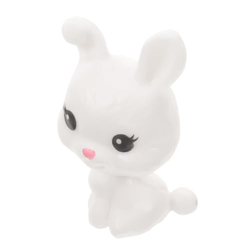 Milisten Hase Figurine Liebenswerte Deko für Bonsai und Rollenspiele für Innen und Außendekoration Realistische Details Platzsparend und Vielseitig Einsetzbar von Milisten