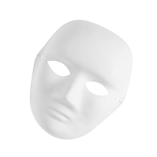 Milisten Herren Porträtmaske Leere DIY Papiermaske Zum Bemalen Flexible Malmaske Für Kreative Ergonomisches Design Für Kostümpartys Und Kreative Bastelprojekte von Milisten