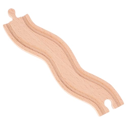 Milisten Hölzerne Zugspurzubehör Spuren Schiene Bahngleis Teile der Zugstrecke Ersatzteile Lehrbahnspielzeug hölzerne Gleise Kinderspielzeug Zug-Szene-Track Gleismodell Holz Milisten Hölzerne Zugspurzubehör Spuren Schiene Bahngleis Teile der Zugstrecke Ersatzteile Lehrbahnspielzeug hölzerne Gleise Kinderspielzeug Zug-Szene-Track Gleismodell Holz von Milisten