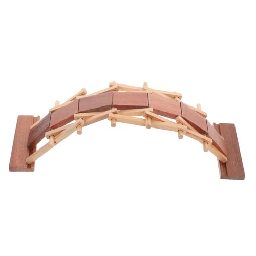 Milisten Hölzernes Bogenbrücken Handgefertigtes DIY Konstruktionsmodell aus Holz für Pädagogisches Kreativität und Wissenschaftsprojekten Robust und Langlebig Milisten Hölzernes Bogenbrücken Handgefertigtes DIY Konstruktionsmodell aus Holz für Pädagogisches Kreativität und Wissenschaftsprojekten Robust und Langlebig von Milisten