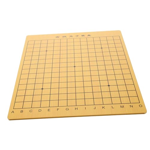 Milisten Holz Doppelseitiges Schachbrett für Chinesisches Schach und Gobang Umweltfreundliches Leichtes Brettspiel für Denktraining und Freizeit Tragbares Holzspiel für Zuhause und von Milisten