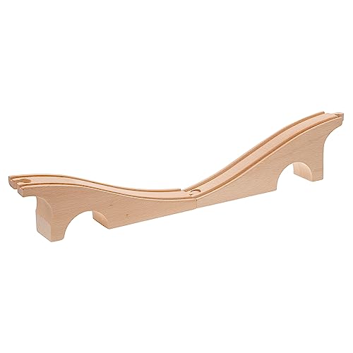 Milisten Holz Eisenbahn Brücke Zubehör Dreiloch Modular für Interaktives Eltern Junge Mädchen Spiel Kreativität und Feinmotorik Robustes Holz Erweiterbar Milisten Holz Eisenbahn Brücke Zubehör Dreiloch Modular für Interaktives Eltern Junge Mädchen Spiel Kreativität und Feinmotorik Robustes Holz Erweiterbar von Milisten