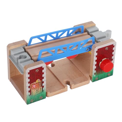 Milisten Holz Eisenbahn Hebebrücke für Interaktives Spielzeugzubehör Robustes Holzspielzeug für Zugstrecken für Kreative Eisenbahnstädte Milisten Holz Eisenbahn Hebebrücke für Interaktives Spielzeugzubehör Robustes Holzspielzeug für Zugstrecken für Kreative Eisenbahnstädte von Milisten
