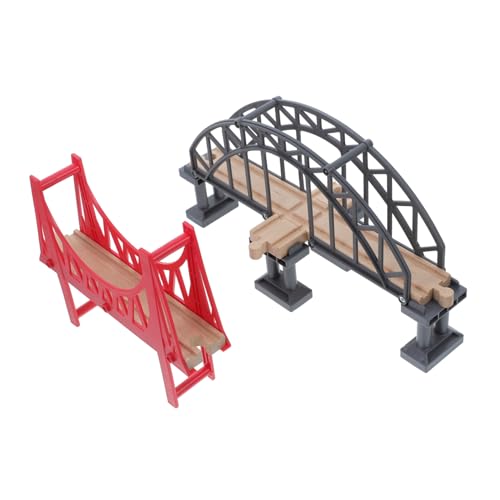 Milisten Holz Eisenbahn Set Robuste Zugbrücke mit Stützen für Kreative Bahnlandschaften Geeignet für Fördert die Fantasie und Sicheres Kompatibel mit Gängigen Holzschienen Milisten Holz Eisenbahn Set Robuste Zugbrücke mit Stützen für Kreative Bahnlandschaften Geeignet für Fördert die Fantasie und Sicheres Kompatibel mit Gängigen Holzschienen von Milisten