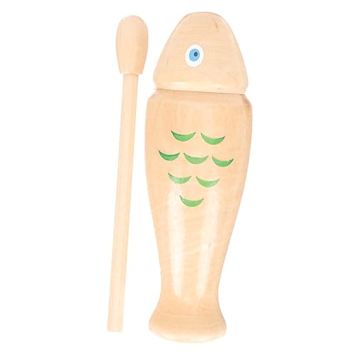 Milisten Holz Fischförmiges Percussion Musikinstrument für Kleinkinder Teiliges aus Hochwertigem Holz Pädagogisches Schlaginstrument zur Motorischer Fähigkeiten und Musikalischer Milisten Holz Fischförmiges Percussion Musikinstrument für Kleinkinder Teiliges aus Hochwertigem Holz Pädagogisches Schlaginstrument zur Motorischer Fähigkeiten und Musikalischer von Milisten