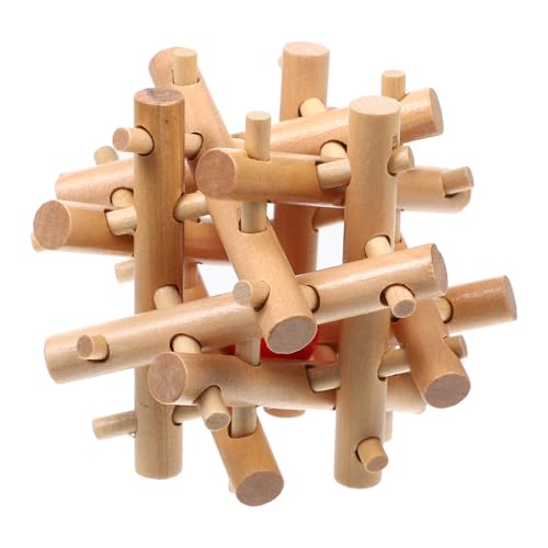 Milisten Holz Gehirnspielzeug Hölzernes Rätsel mit Kugel für Kreative Problemlösungen Pädagogisches Holzspielzeug für Erwachsene Fördert Kognitive Fähigkeiten und Familienbindung Milisten Holz Gehirnspielzeug Hölzernes Rätsel mit Kugel für Kreative Problemlösungen Pädagogisches Holzspielzeug für Erwachsene Fördert Kognitive Fähigkeiten und Familienbindung von Milisten