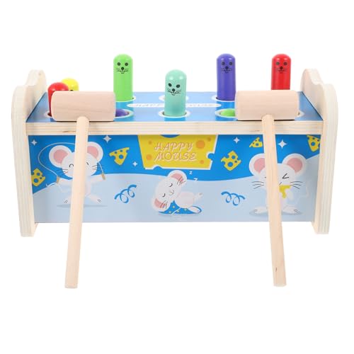 Milisten Holz Hammerspiel Lernspielzeug Cartoon Klopfspiel Tapping Toy Reaktion und Konzentration Bunte Sichere Lackierung Pädagogisches für Kleinkinder und Vorschulkinder Milisten Holz Hammerspiel Lernspielzeug Cartoon Klopfspiel Tapping Toy Reaktion und Konzentration Bunte Sichere Lackierung Pädagogisches für Kleinkinder und Vorschulkinder von Milisten