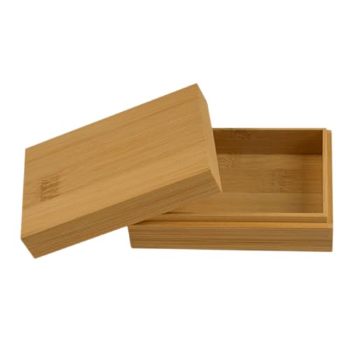 Milisten Holz Pokerkarten Aufbewahrungsbox Kompakte Kartenbox aus Premiumholz für Einfache und Staubschutz für Sichere Aufbewahrung von Spielkarten von Milisten