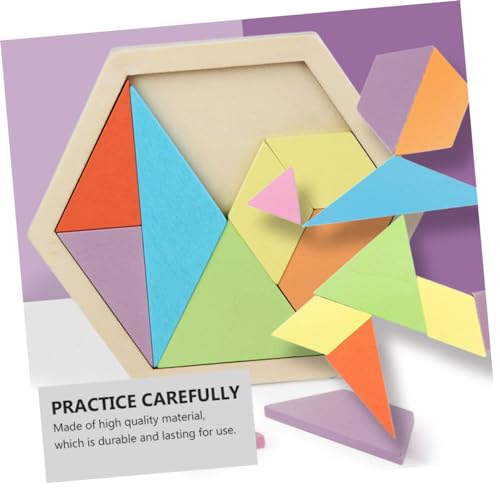 Milisten Holz Puzzle Pädagogisches Geometrisches Legespiel Tragbares Holz Legespuzzle mit Bienenwaben Muster Kreatives Lernspielzeug für Junge Mädchen und Erwachsene Milisten Holz Puzzle Pädagogisches Geometrisches Legespiel Tragbares Holz Legespuzzle mit Bienenwaben Muster Kreatives Lernspielzeug für Junge Mädchen und Erwachsene von Milisten
