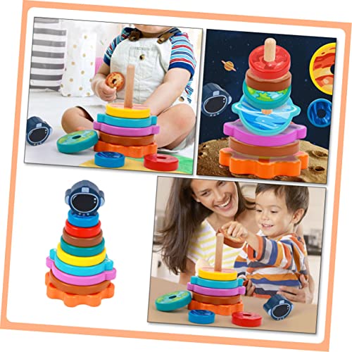 Milisten Holz Ringstapelspielzeug für Kleinkinder Buntes Stabiles Lernspielzeug mit Sicherem Material Fördert Farben und Formerkennung Sowie Gedächtnis Interaktives Babyspielzeug zur Milisten Holz Ringstapelspielzeug für Kleinkinder Buntes Stabiles Lernspielzeug mit Sicherem Material Fördert Farben und Formerkennung Sowie Gedächtnis Interaktives Babyspielzeug zur von Milisten