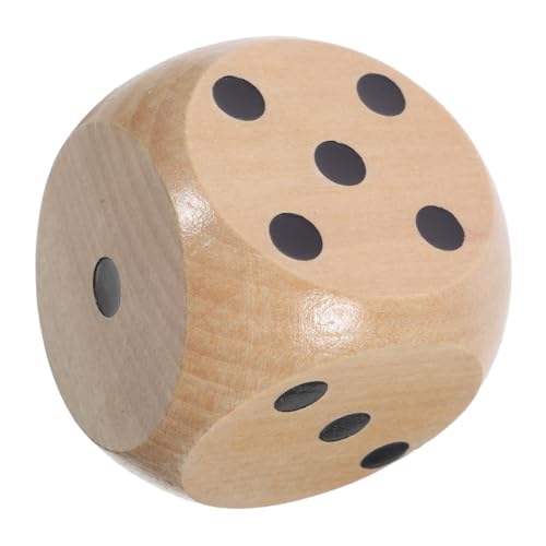 Milisten Holz Spiel Requisit Würfelspielzeug Groß Für Würfel Für Würfelspiele Würfel Partywürfel Spielwürfel Aus Holz Spiellehrwürfel Spiel Würfel von Milisten