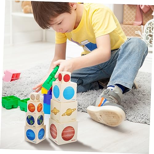 Milisten Holz Stapelspielzeug Teilige Planetensets für Pädagogisches Lernspielzeug zur Kreativität und Stabiles Hautfreundliches Material Geschenkidee für Junge Mädchen und Kleinkinder Milisten Holz Stapelspielzeug Teilige Planetensets für Pädagogisches Lernspielzeug zur Kreativität und Stabiles Hautfreundliches Material Geschenkidee für Junge Mädchen und Kleinkinder von Milisten