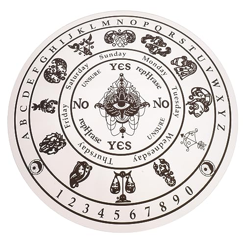 Milisten Holz Wahrsagebrett Altar Zubehör Dekoratives Pendelbrett für Meditation und Spirituelle Spiele Handgefertigt aus Hochwertigem Holz für Zuhause und Partys Milisten Holz Wahrsagebrett Altar Zubehör Dekoratives Pendelbrett für Meditation und Spirituelle Spiele Handgefertigt aus Hochwertigem Holz für Zuhause und Partys von Milisten