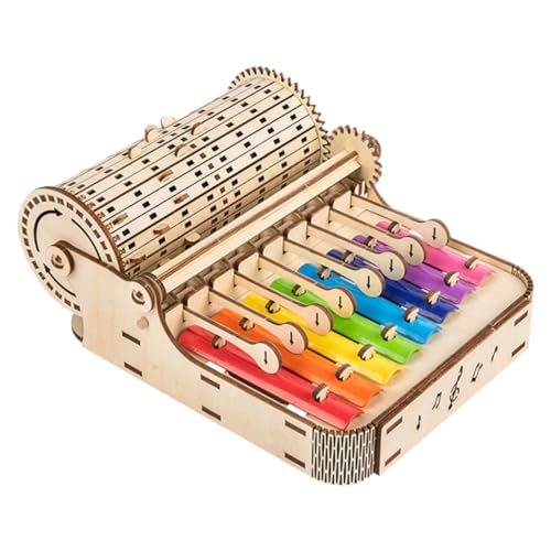 Milisten Holz Xylophon für Buntes DIY Percussion Musikinstrument mit Schlägeln Pädagogisches Musikspielzeug Handkoordination und Farberkennung Sicher und Langlebig von Milisten