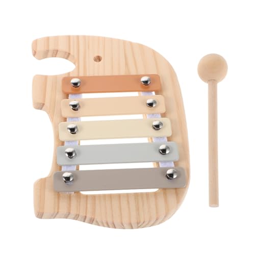 Milisten Holz Xylophon für Kleinkinder Musikalisches mit Mallet Montessori Percussioninstrument für Rhythmusförderung Lernspielzeug für Musikbildung von Milisten