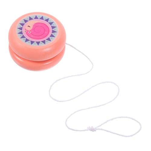 Milisten Holz Yoyo Ball mit Schnur Cartoon Muster Langlebiges Lernspielzeug Glatte Oberfläche Sicher für Jungen und Mädchen Handliches Pädagogisches Holzspielzeug von Milisten